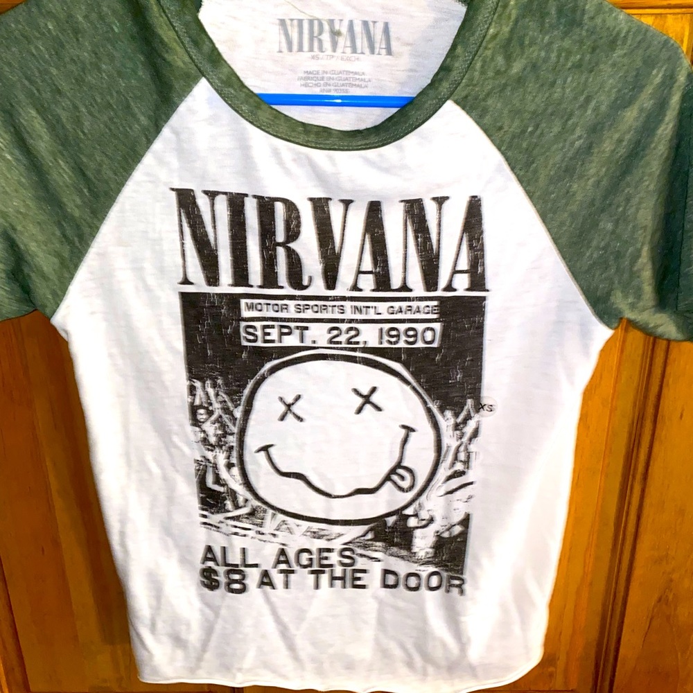 Nirvana baby tee XS